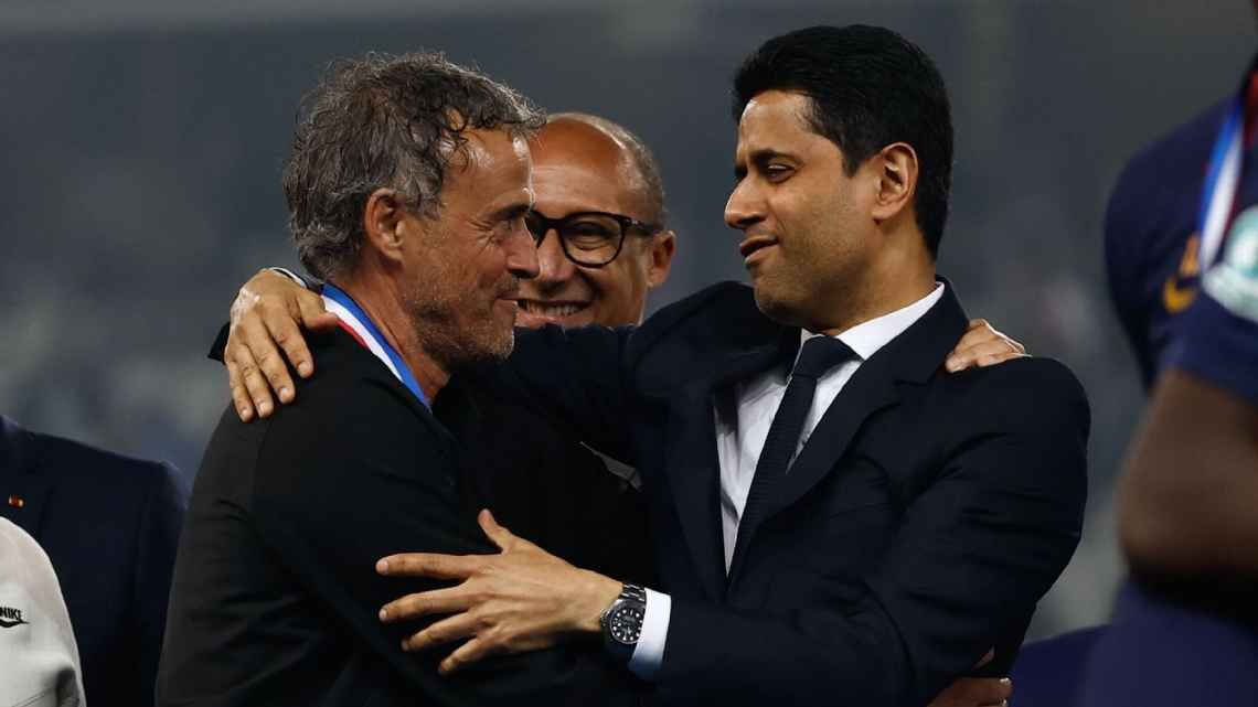 PSG vuelve a la final de Champions y Al-Khelaïfi elogia a Luis Enrique: “Hizo una revolución en el fútbol”