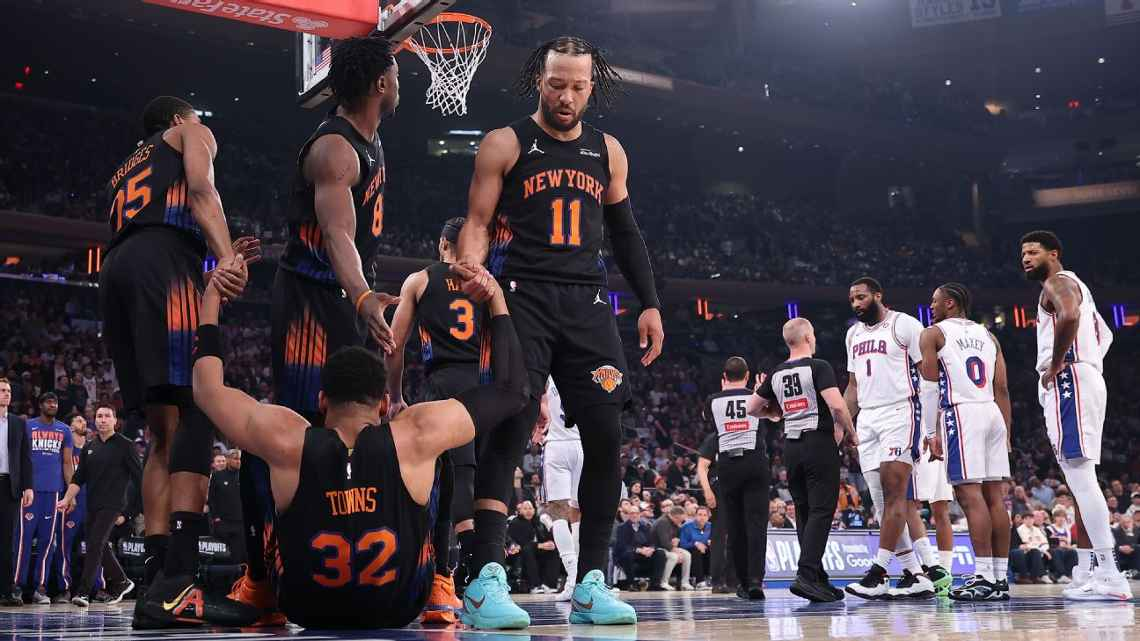 Jalen Brunson lidera a los Knicks en el cierre y Nueva York toma ventaja de 2-0 ante Philadelphia