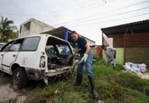 Ayuntamiento de Mérida construye nuevos pozos para facilitar la absorción del agua.