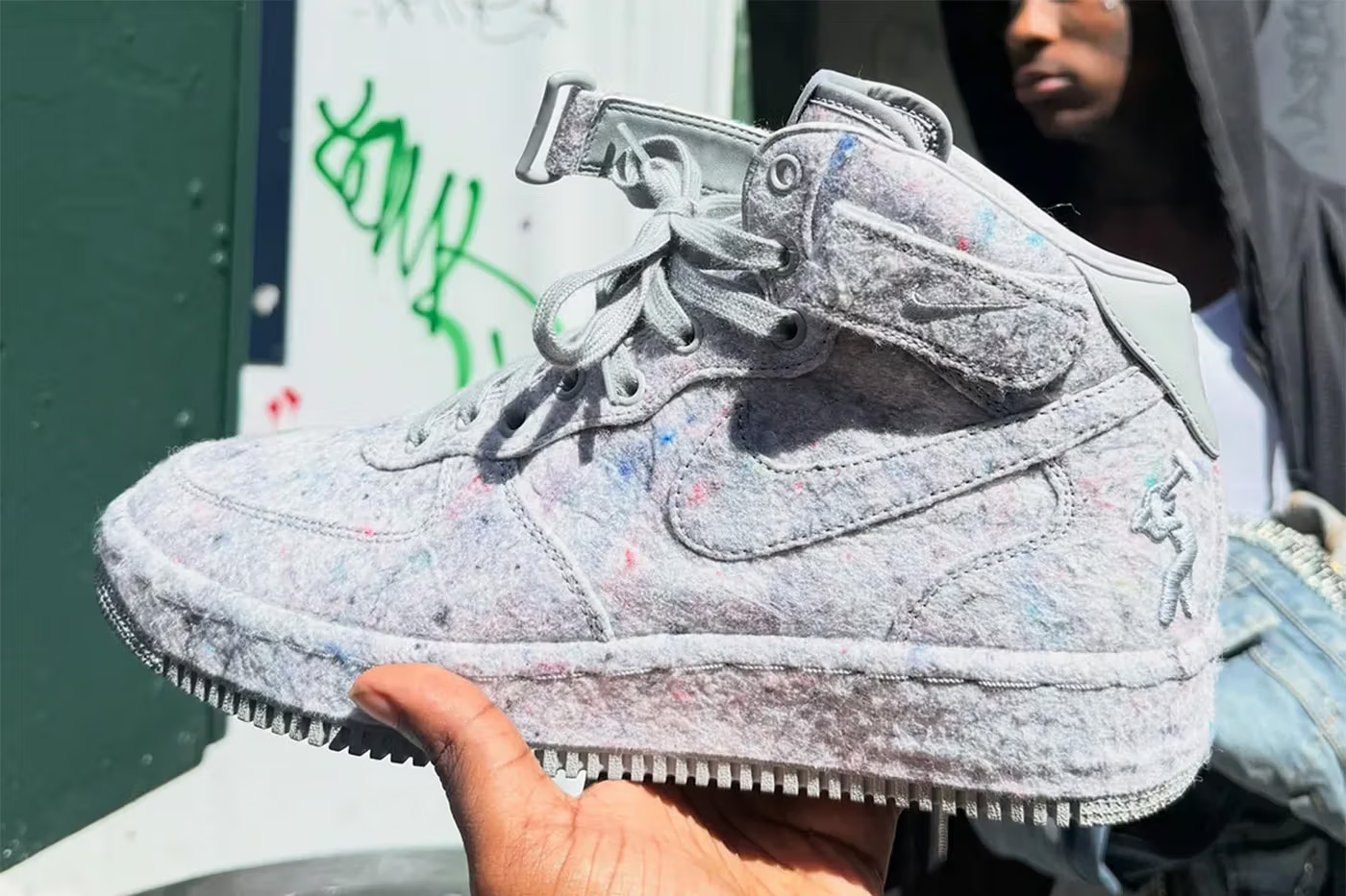 Lil Yachty y Concrete Boys preparan una nueva Nike Air Force 1 Mid con estética textil