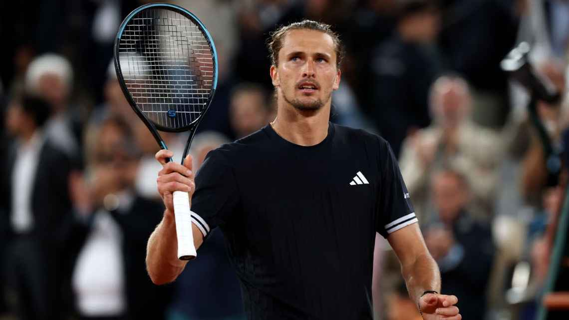 Roland Garros 2026: Alexander Zverev vence a Rafael Jódar y avanza a semifinales