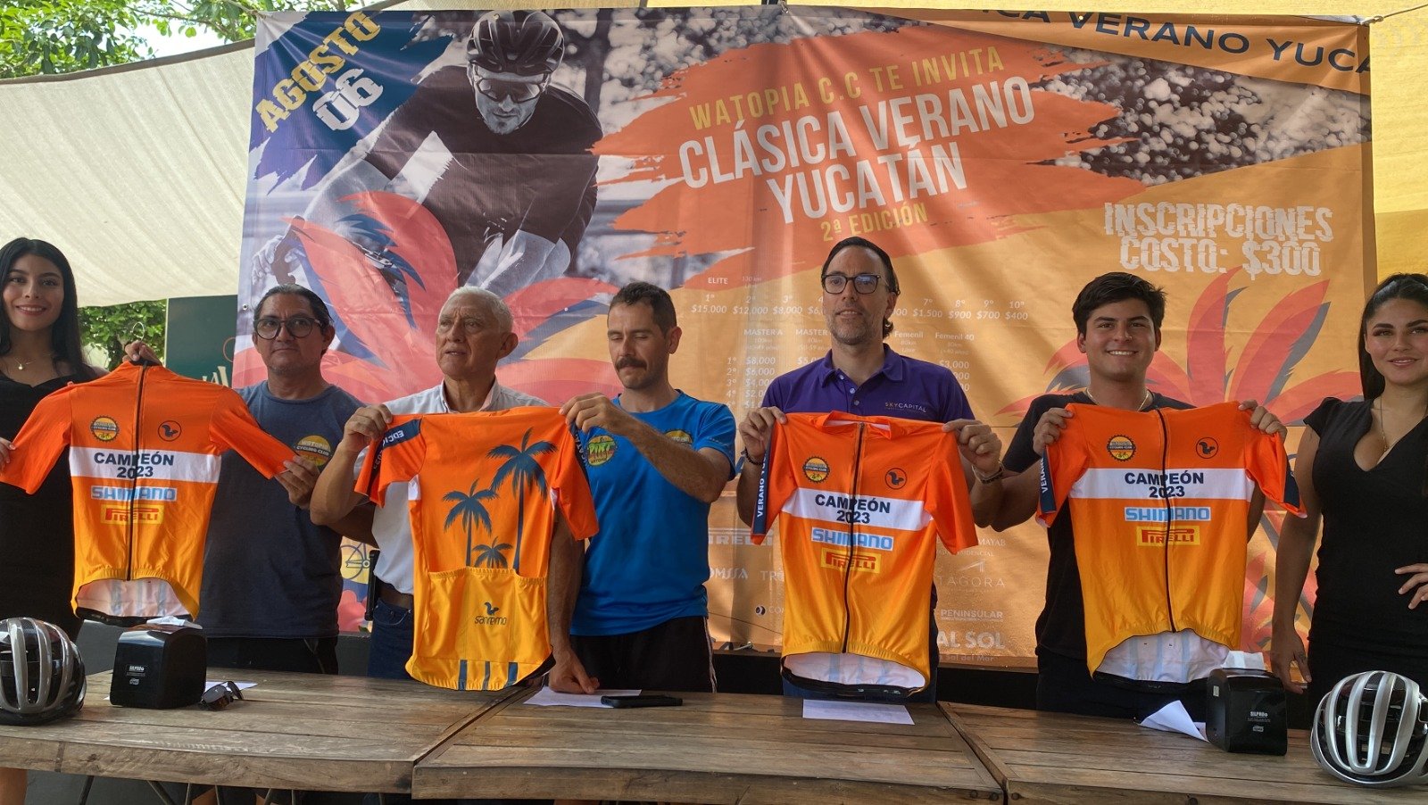 Presentan la 2a. edición de vuelta ciclista “Clásica Verano Yucatán”