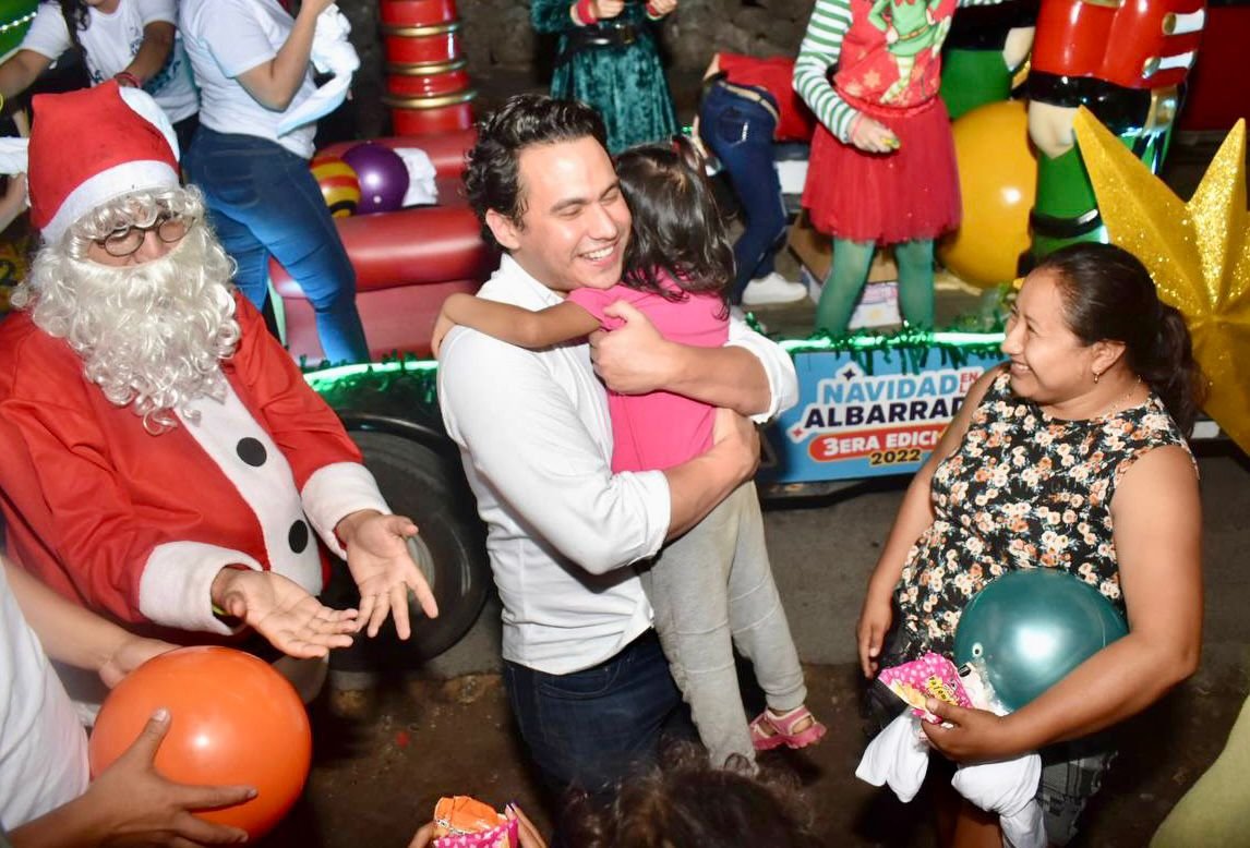La #Navidad en la albarrada llevó Sonrisas