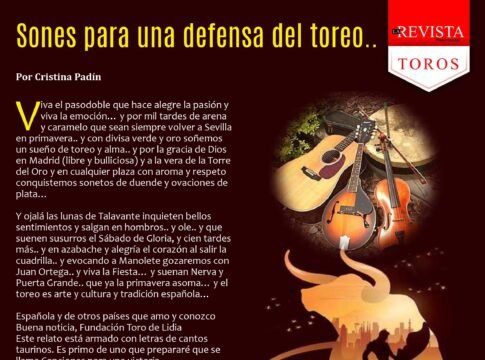 Sones para una defensa del toreo...