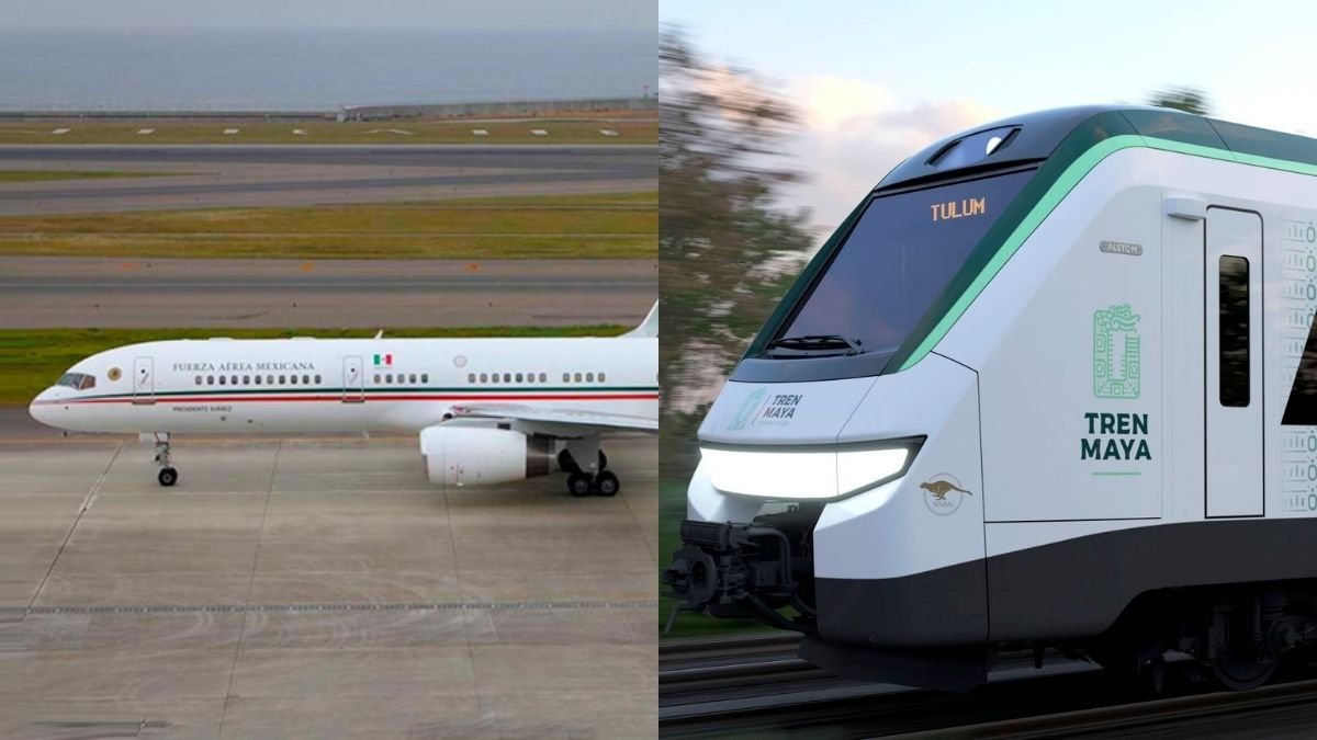 El avión y el tren