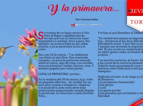 Y la primavera...