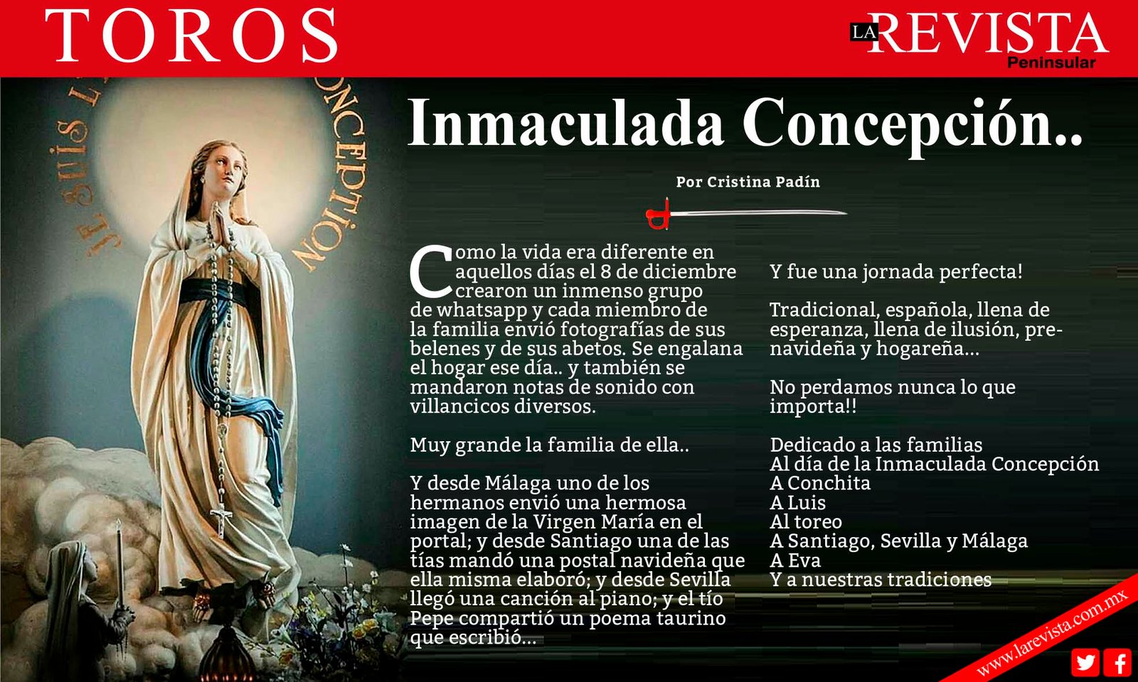 Inmaculada Concepción..