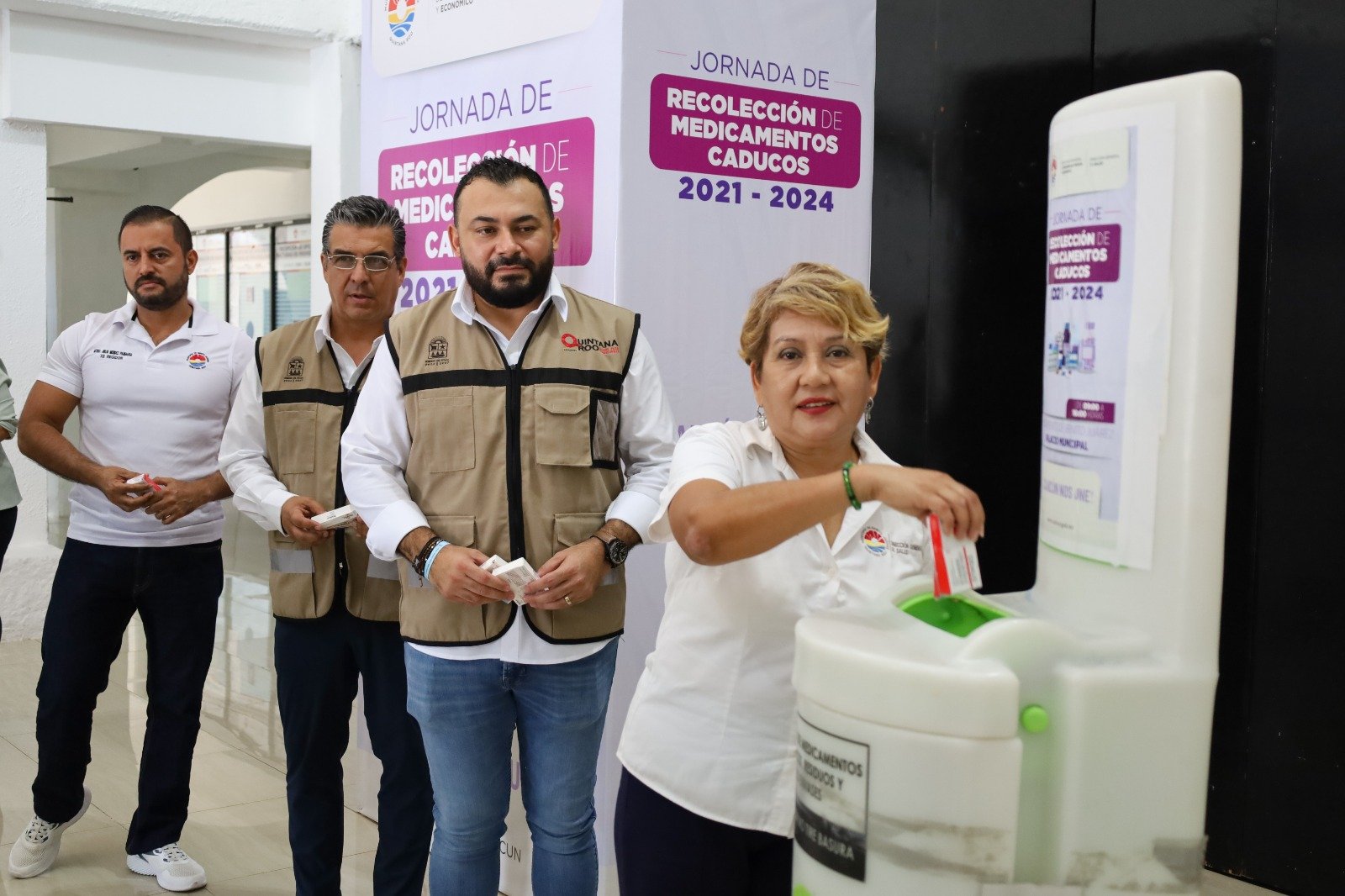 Más de 8 toneladas de medicinas caducas recolectadas en Benito Juárez