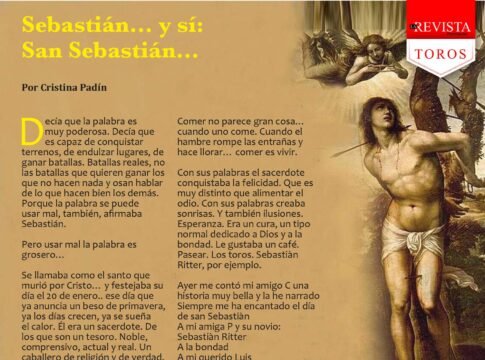 Sebastián… y sí: San Sebastián…