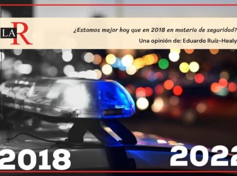 ¿Estamos mejor hoy que en 2018 en materia de seguridad?
