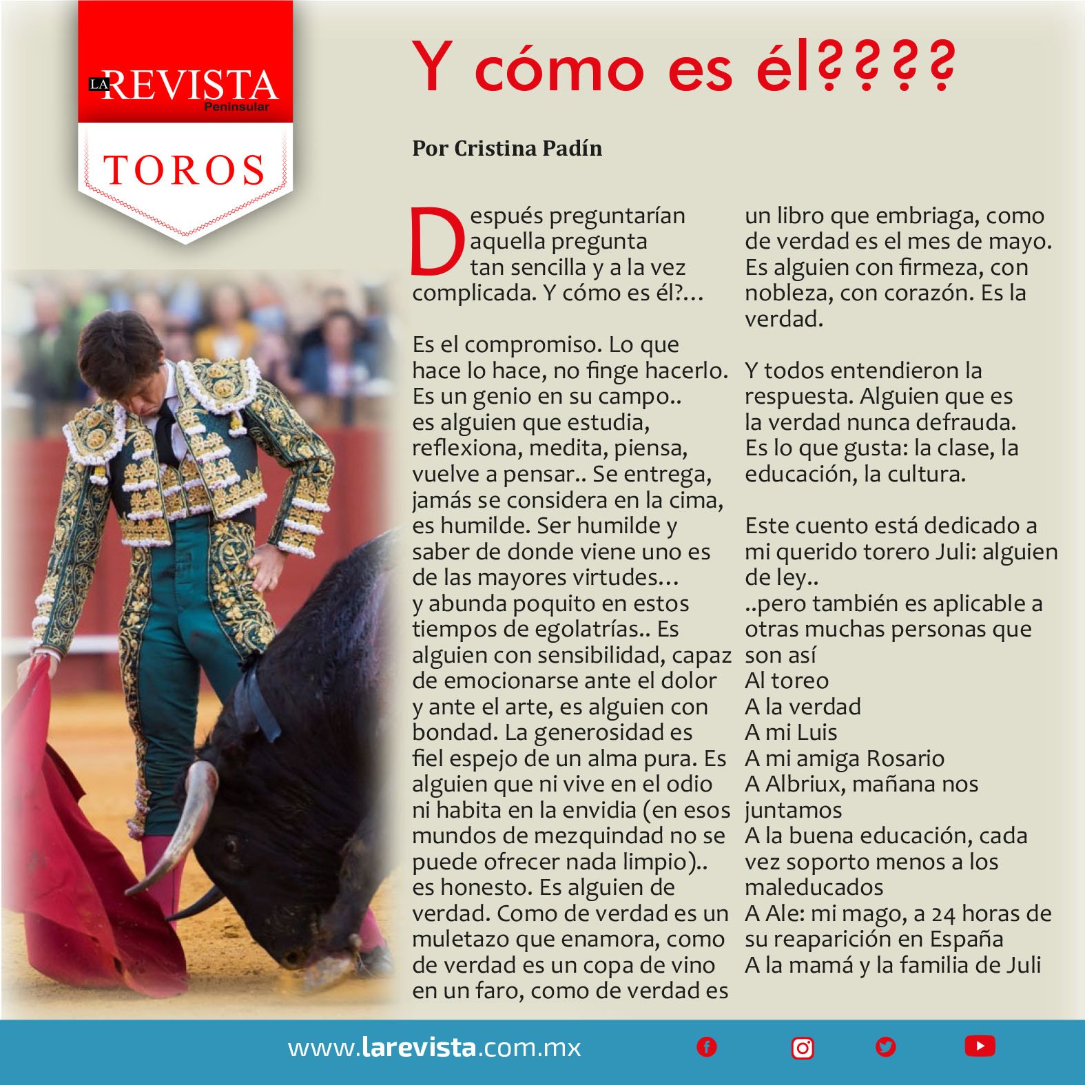 Y cómo es él????