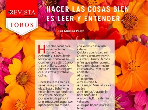 Hacer las cosas bien..