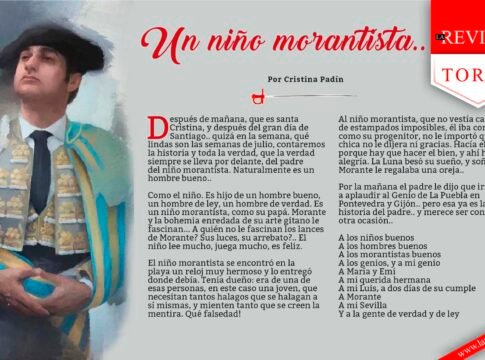 Un niño morantista..