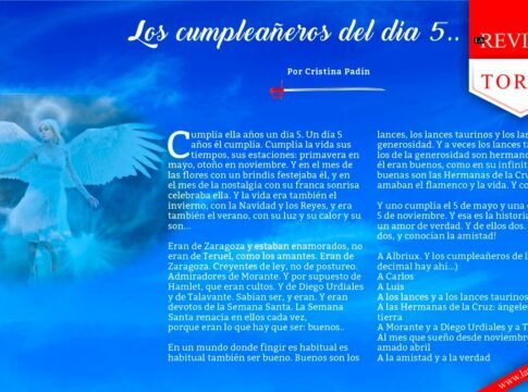Los cumpleañeros del día 5.