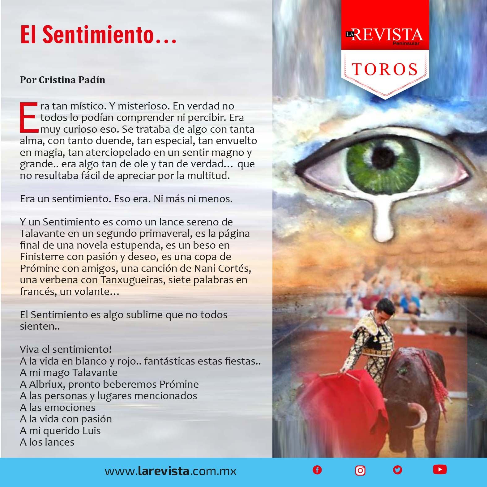 El Sentimiento…