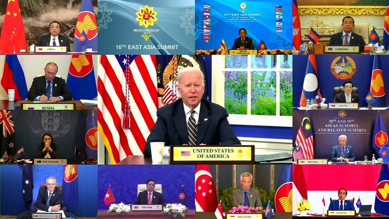 Joe Biden acusó a China de socavar la paz y la estabilidad de la región con sus acciones “coercitivas” contra Taiwán