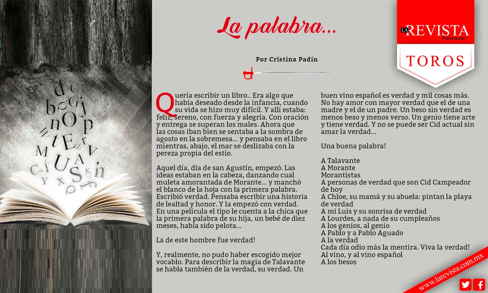 La palabra...