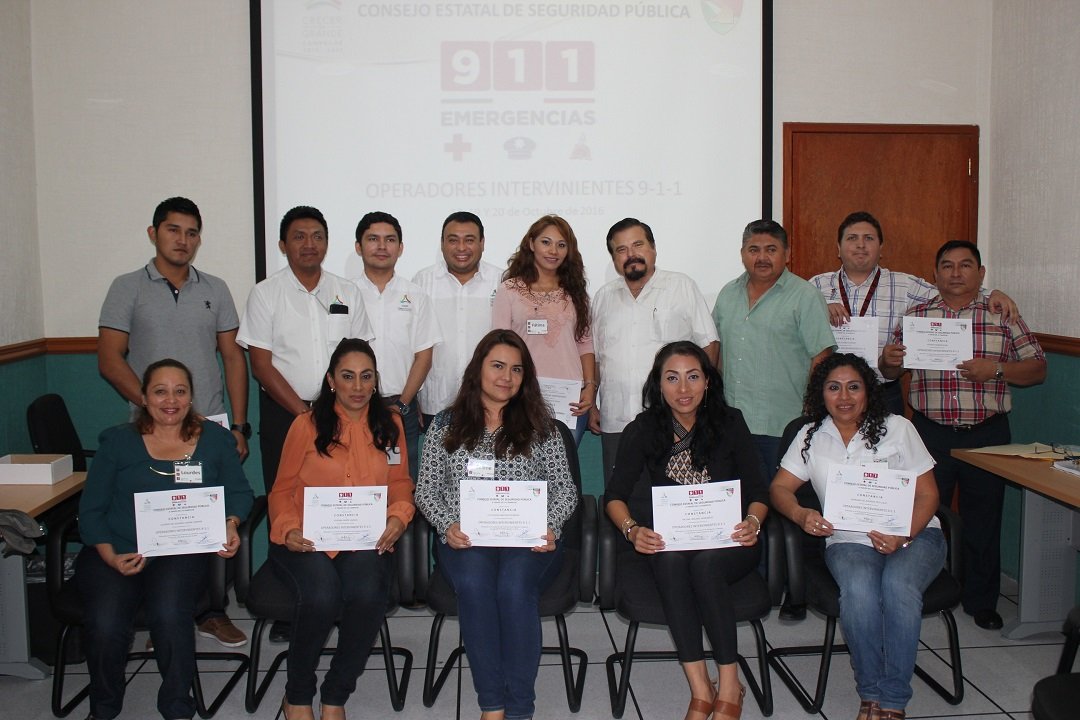 Concluye primera etapa de capacitación del 9-1-1