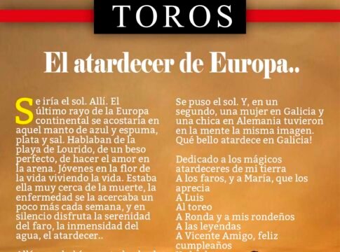 El atardecer de Europa..