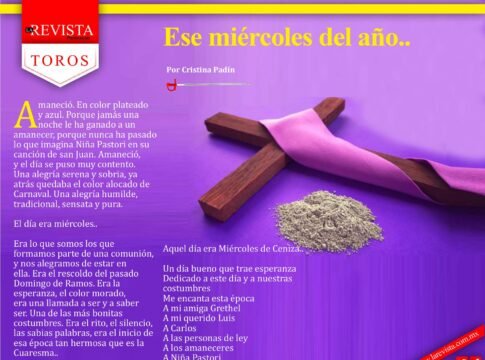 Ese miércoles del año...