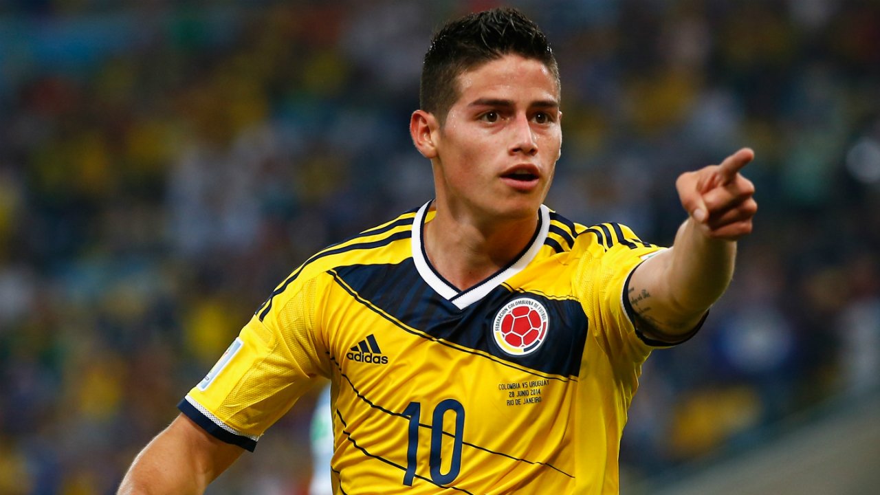 El Madrid, quemado con James y Colombia