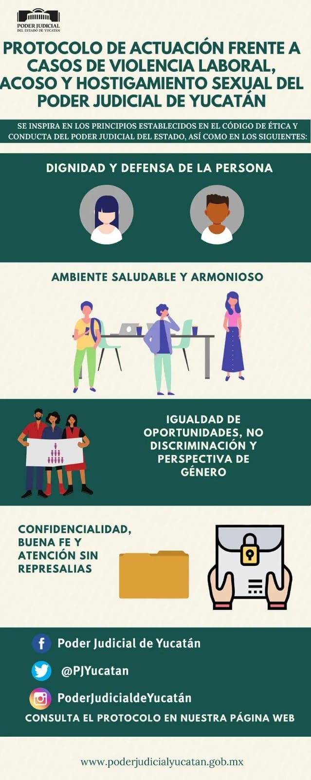Refuerza Poder Judicial del Estado difusión de Protocolo para prevenir acoso