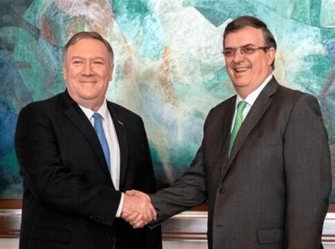 Pompeo y Ebrard