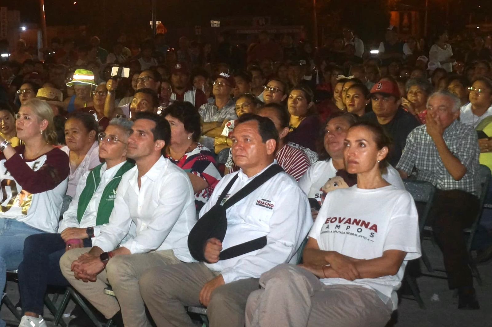 El pueblo acompaña a Huacho en apoyo a la próxima presidenta de México, Claudia Sheinbaum