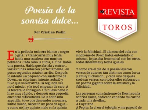 Poesía de la sonrisa dulce...