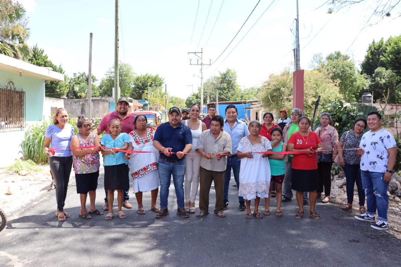 En Oxkutzcab se cumple en mejorar las calles