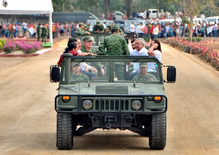 México está muy lejos de ser un país militarizado