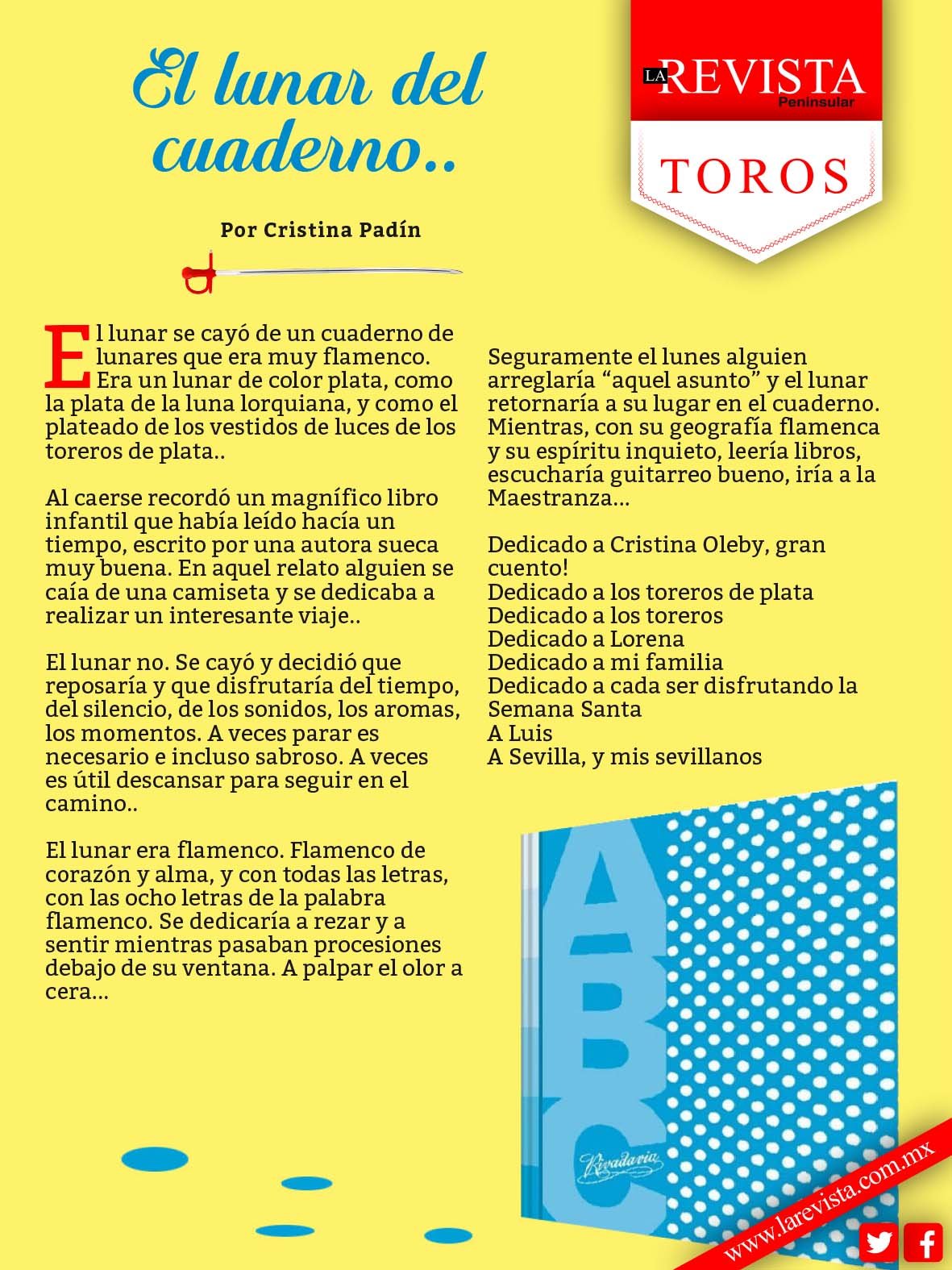 El lunar del cuaderno...