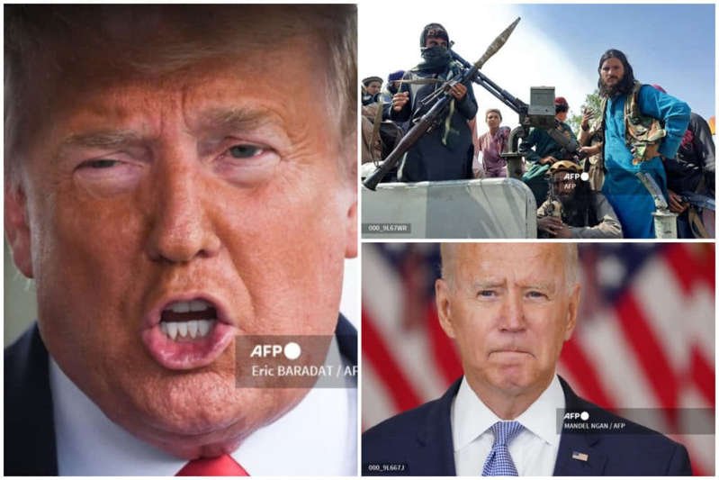 Donald Trump exige la renuncia de Joe Biden tras victoria de talibanes en Afganistán
