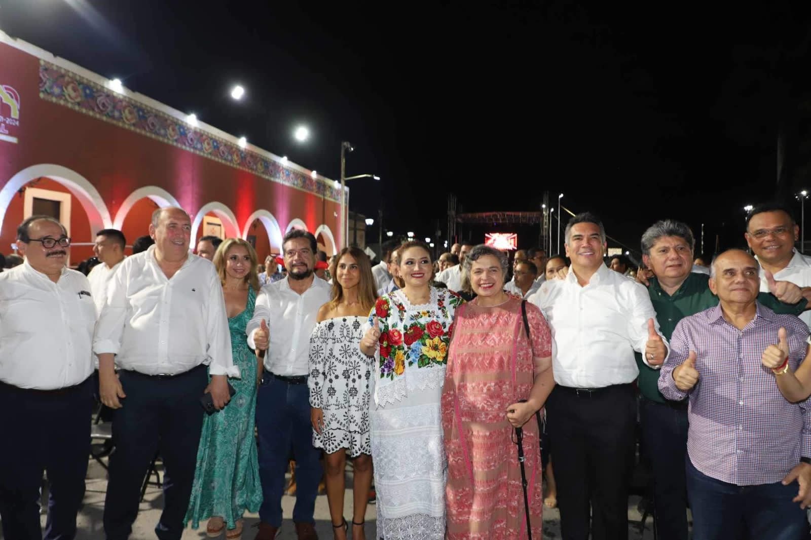 Encuentro y unidad de la militancia priista en el II Informe Municipal de Conkal