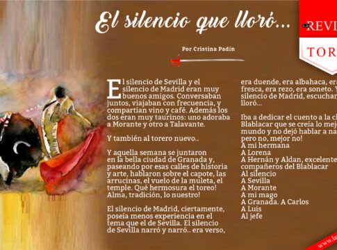 El silencio que lloró...