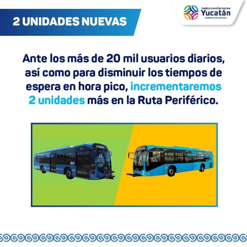 El Gobernador Mauricio Vila Dosal continúa acercando un transporte público eficiente y de calidad a los yucatecos