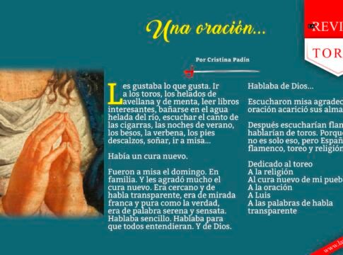 Una oración...