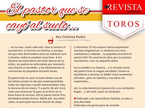 El pastor que se cayó al suelo...