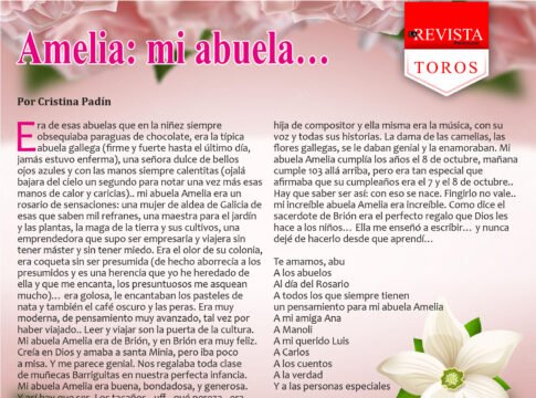 Amelia: mi abuela…