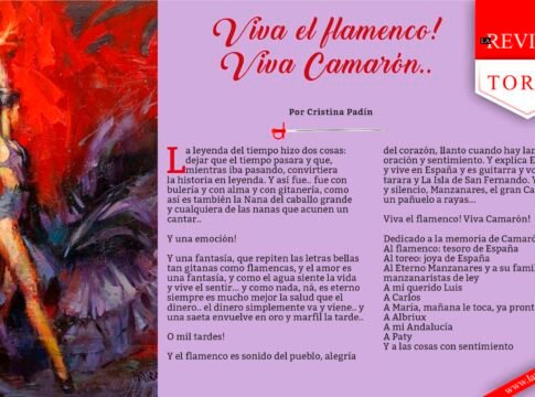 Viva el flamenco! Viva Camarón..