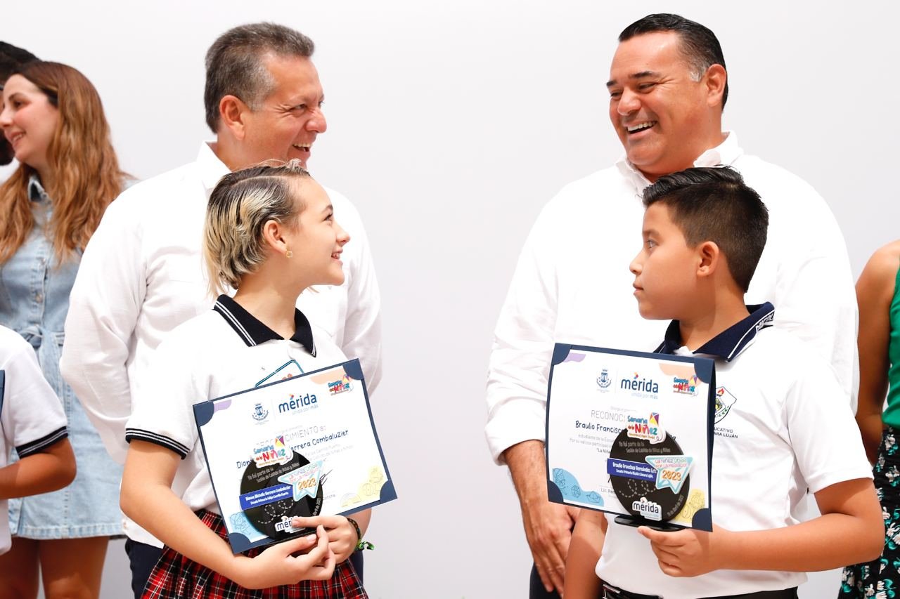 Renán Barrera promueve la participación de las y los niños en el desarrollo de la ciudad