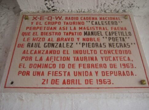 A cincuenta y ocho años del indulto de “Poeta” en la plaza Mérida