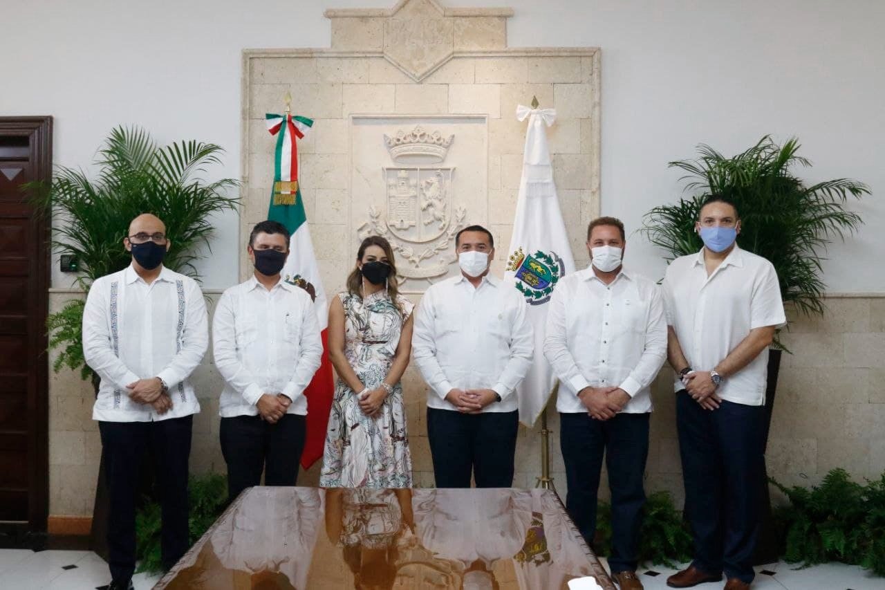 El Alcalde Renán Barrera y empresarios de Guatemala acuerdan estrategias para reactivar el sector turístico