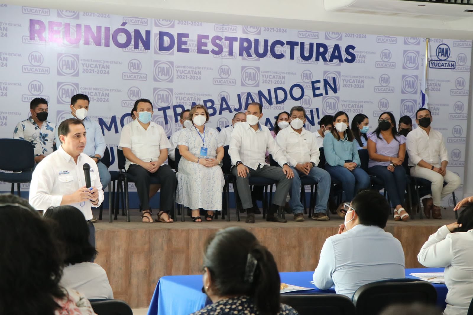 El PAN Yucatán se prepara para intensa agenda de trabajo en el 2022