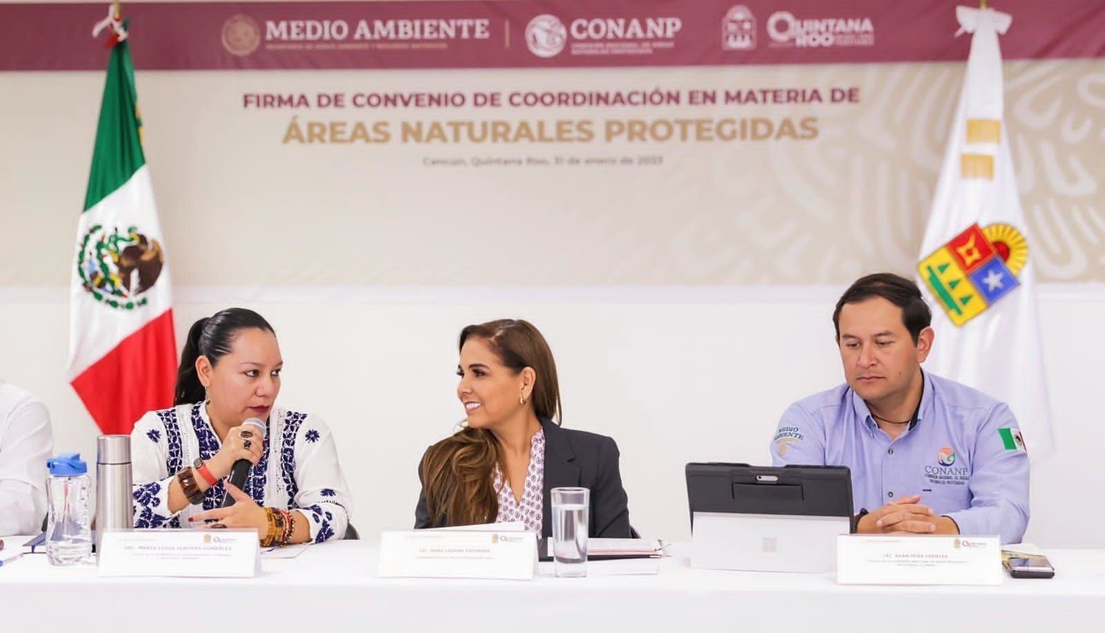 Firman acciones de protección de  la riqueza natural de Quintana Roo