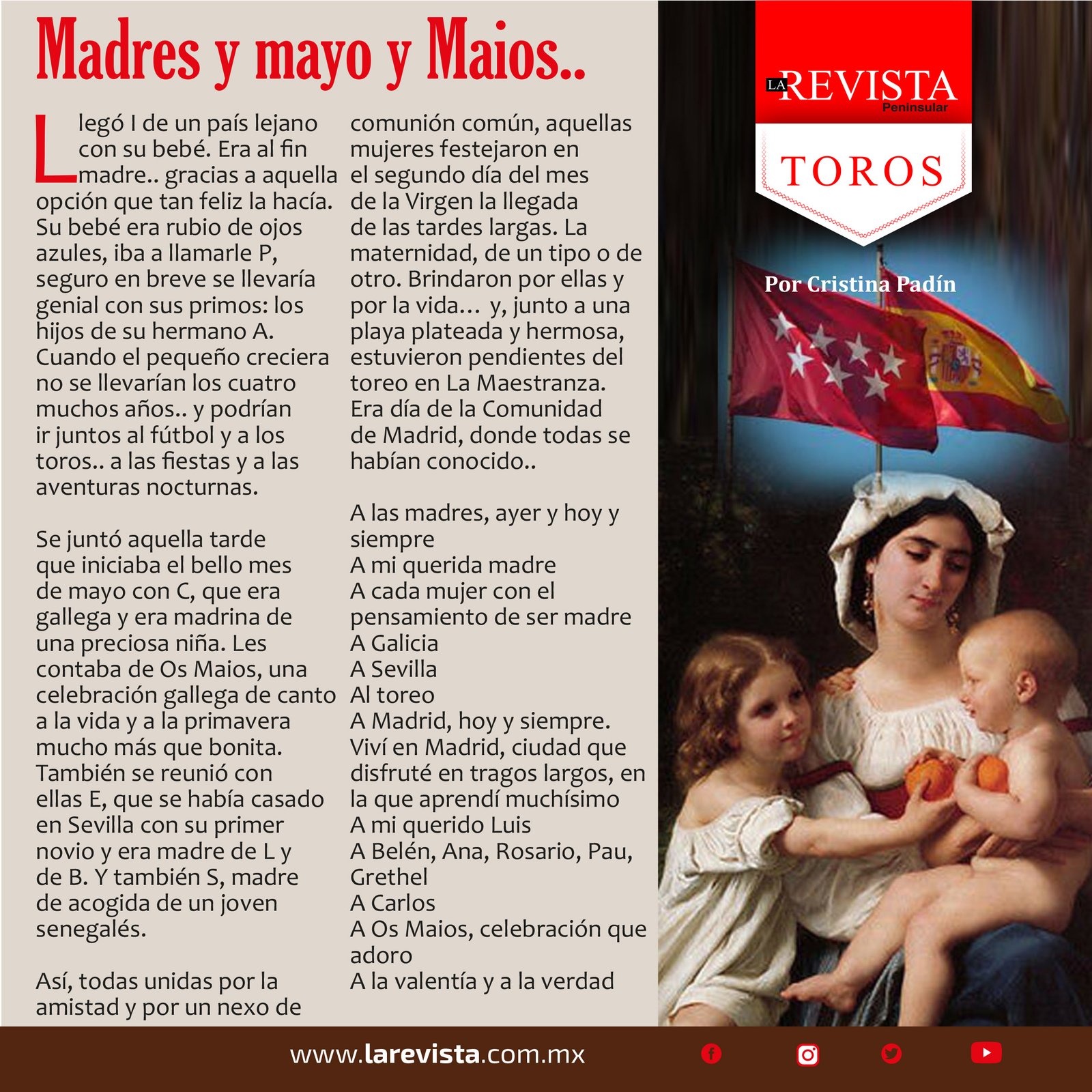 Madres y mayo y Maios...