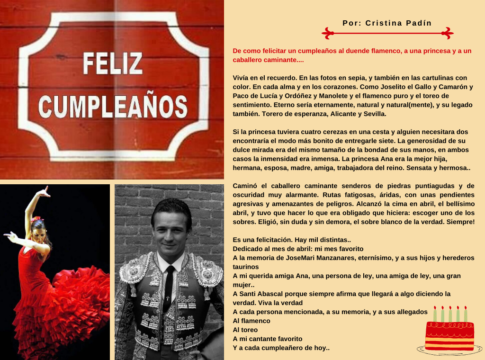 De como felicitar un cumpleaños al duende flamenco
