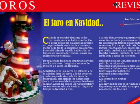 El faro en Navidad..