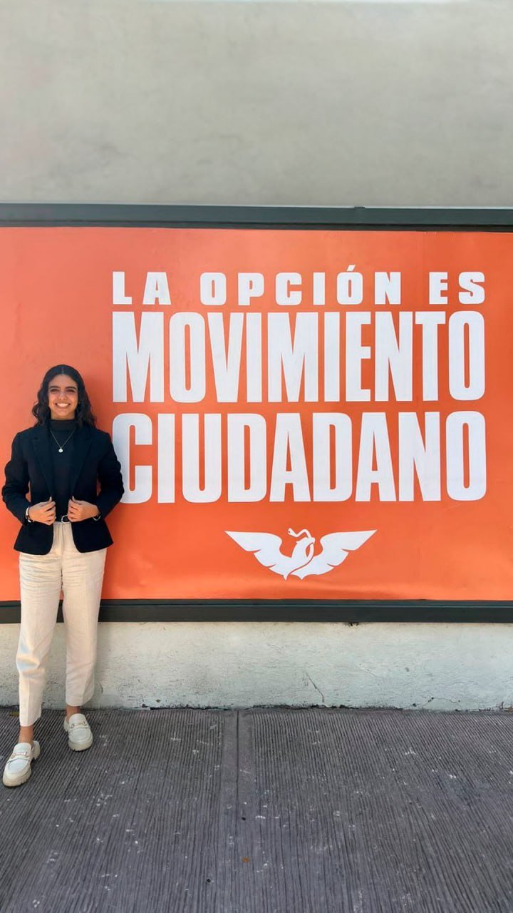 Mafer Arceo Olivera, precandidata de Movimiento Ciudadano a diputación federal por el distrito 6