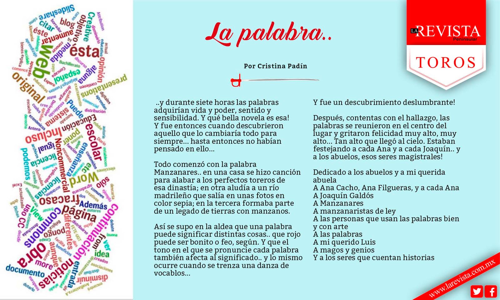 La palabra..